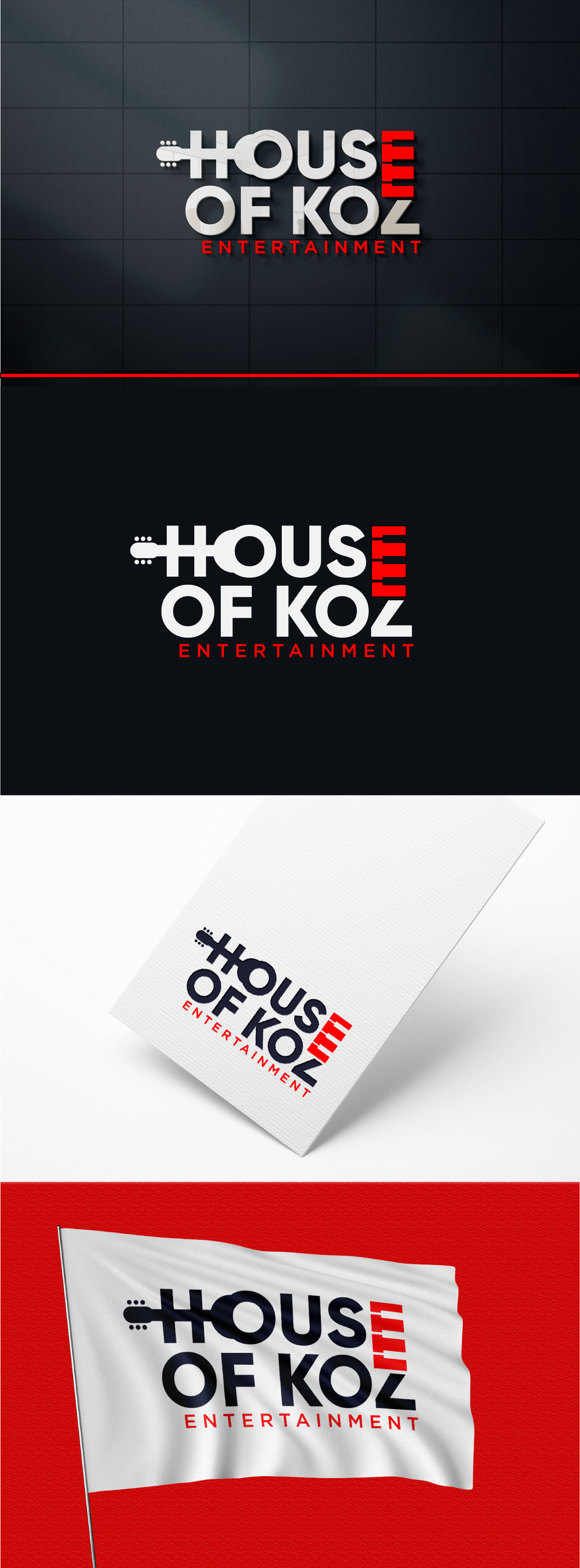 Logo Design by Abdul 20 for House of Koz Entertainment | Design #34702550