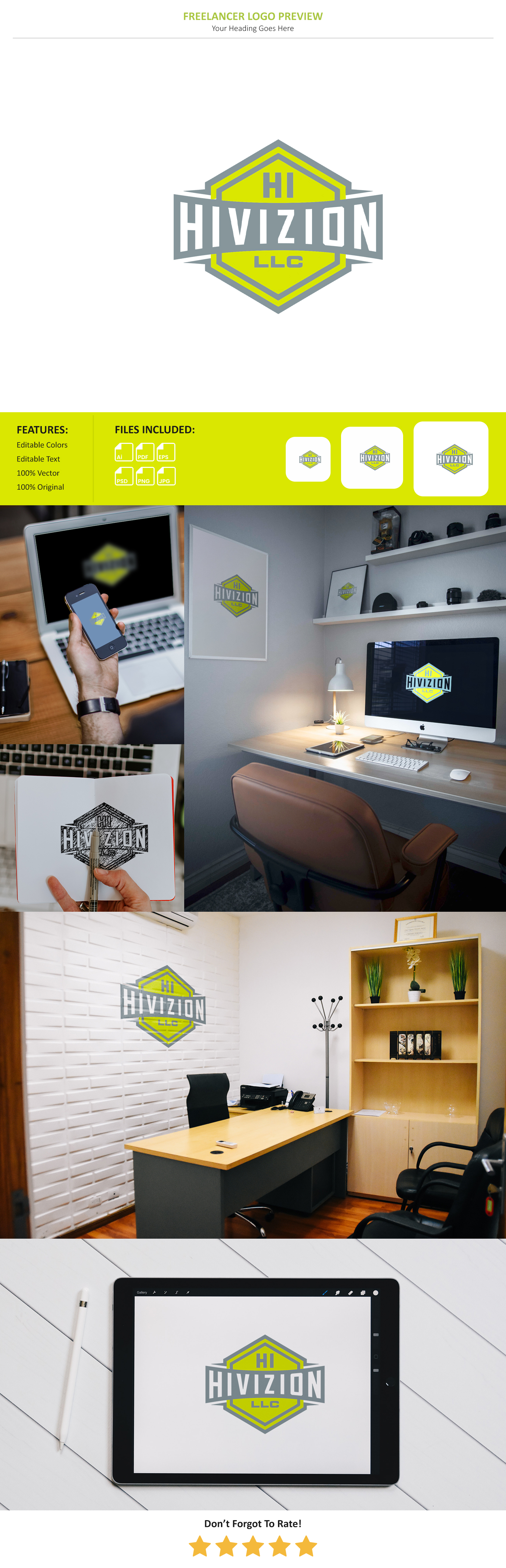 Logo Design by VectorForge for Hivizion LLC | Design #34693943