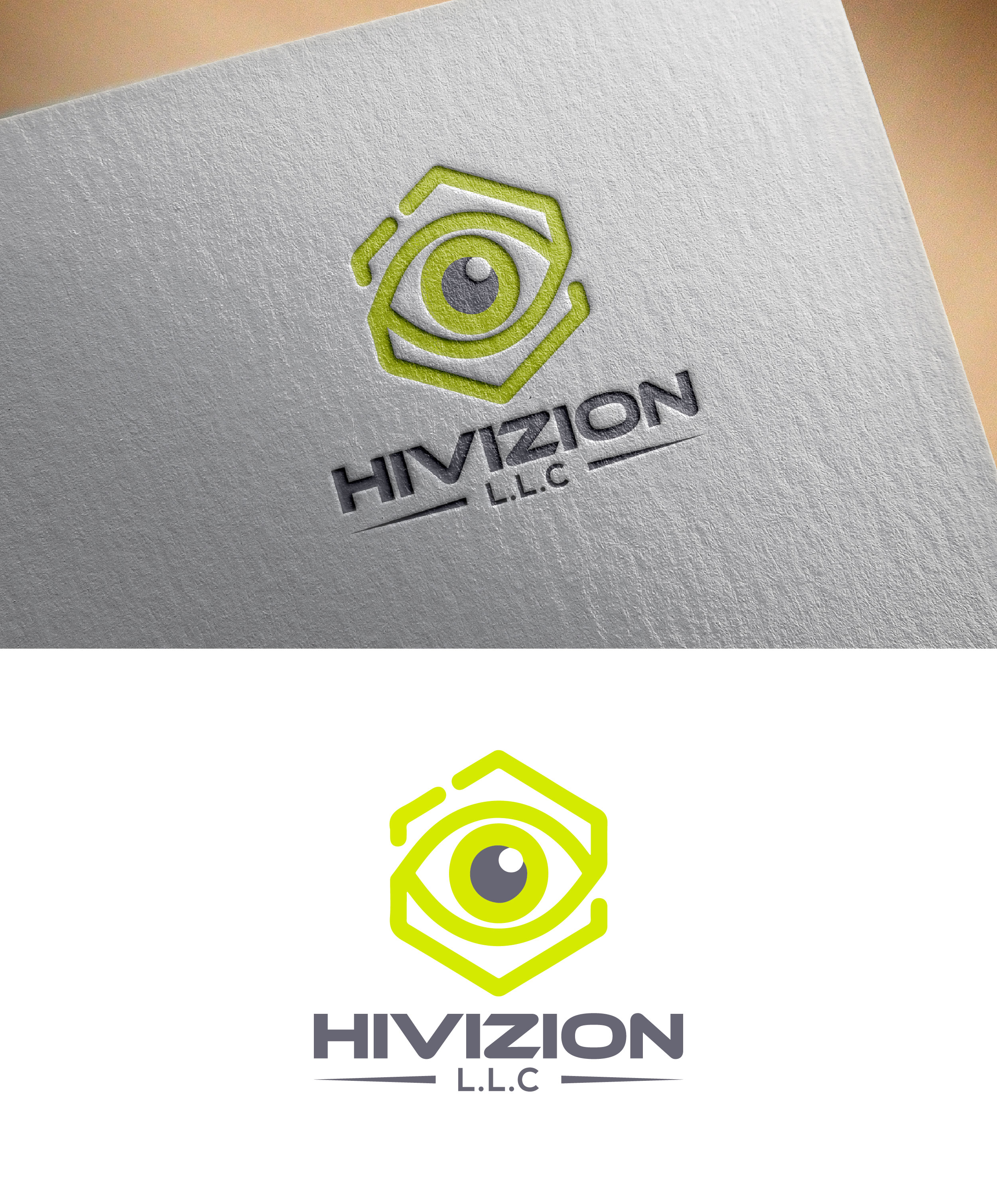 Logo Design by THE DESIGN MAN for Hivizion LLC | Design #34737780