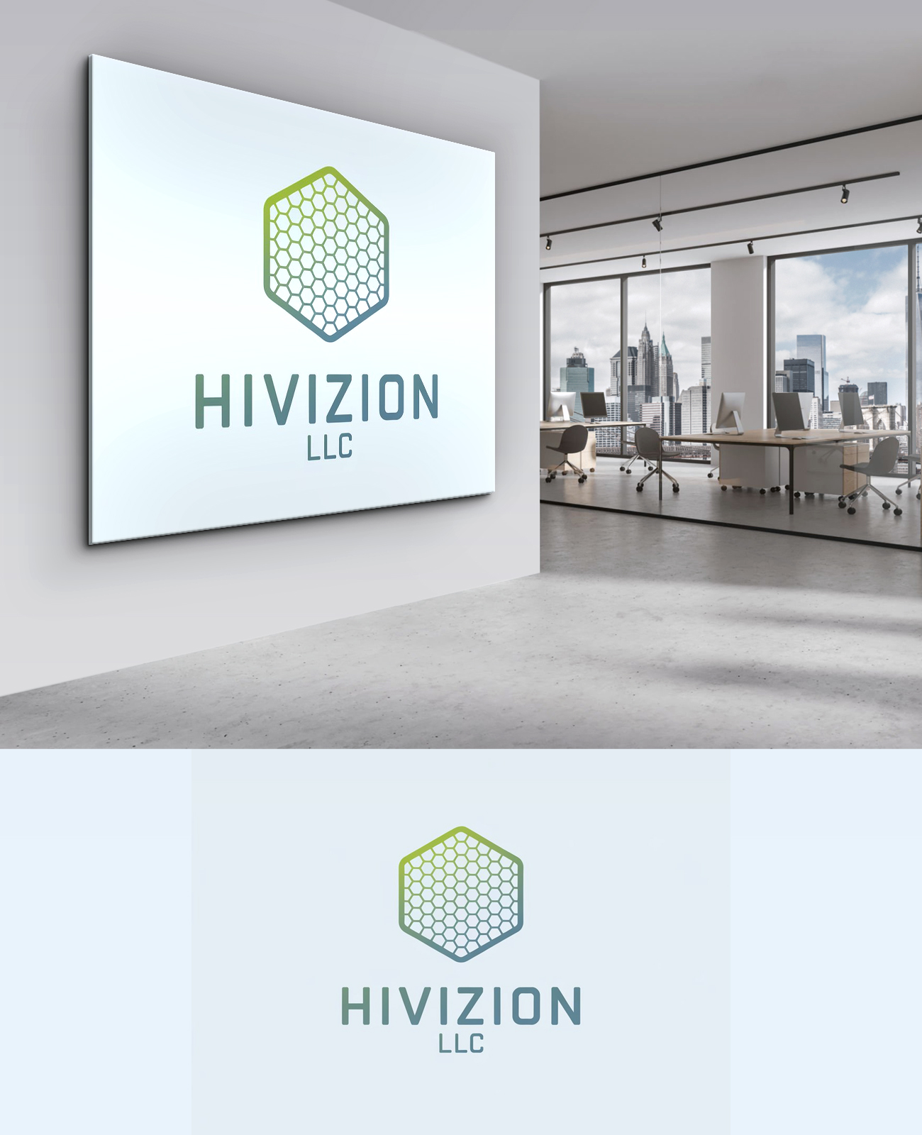 Logo Design by rev i for Hivizion LLC | Design #34729217