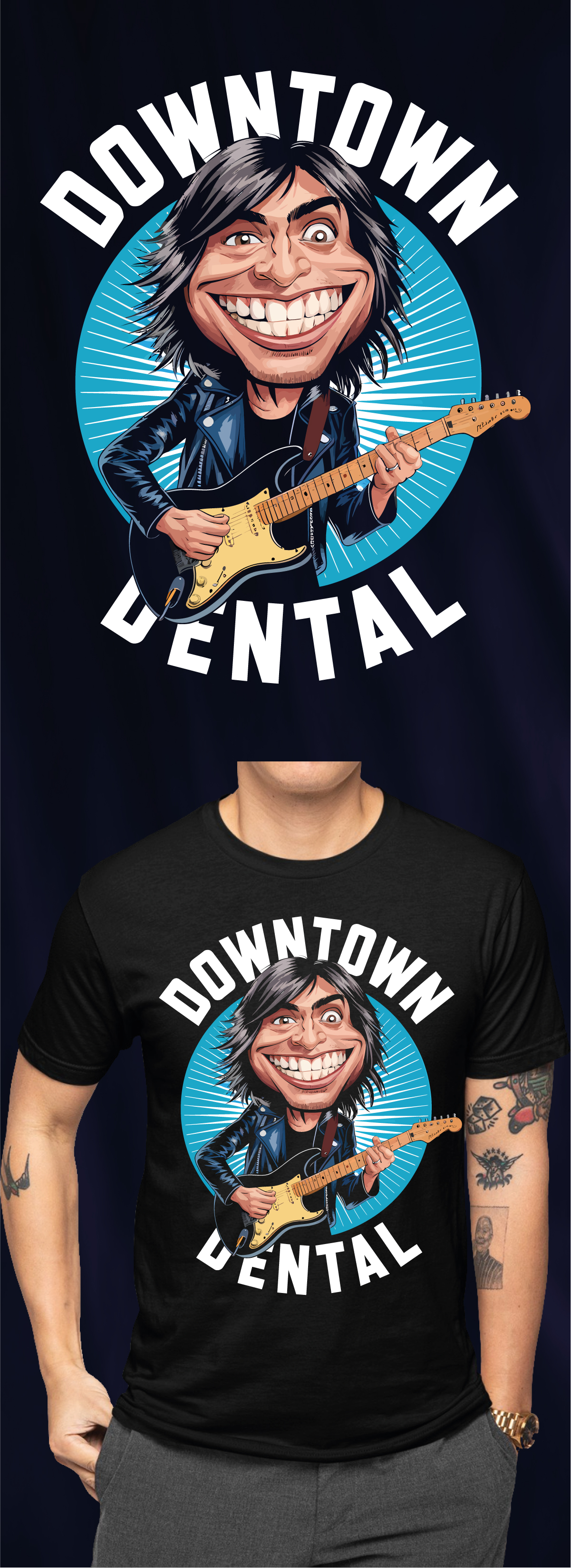 T-Shirt-Design von mounir.co für Downtown Dental | Design #34700509