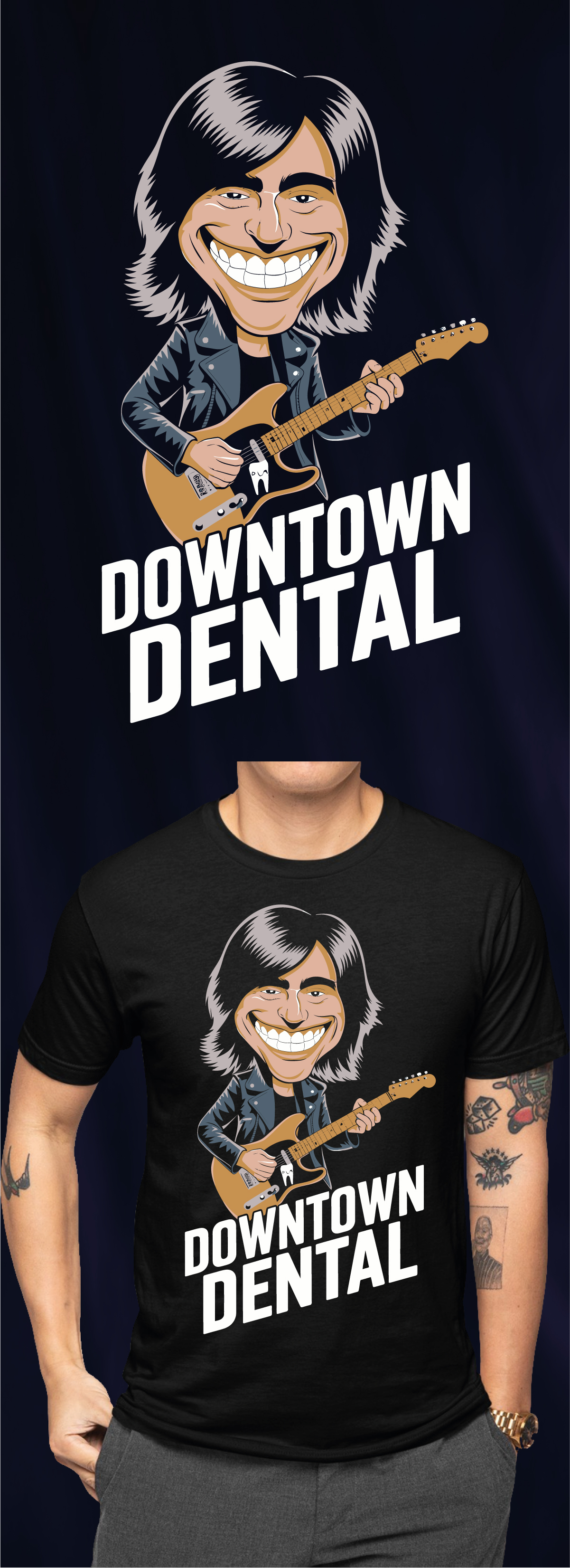 T-Shirt-Design von mounir.co für Downtown Dental | Design #34700517