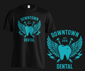 T-shirt Design by Andi Yan for Downtown Dental | Design #34699861