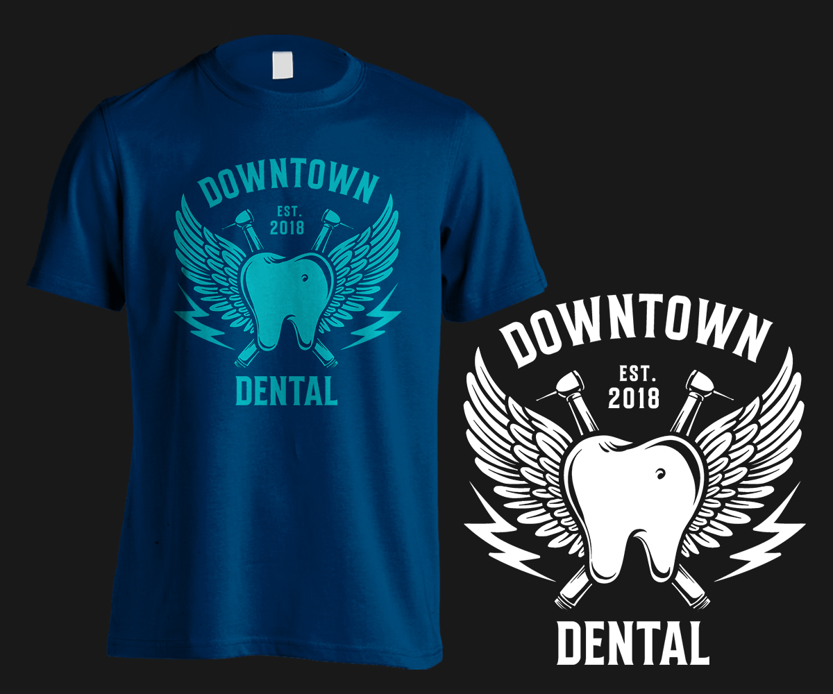 Diseño de Camiseta por Andi Yan para Downtown Dental | Diseño #34699945