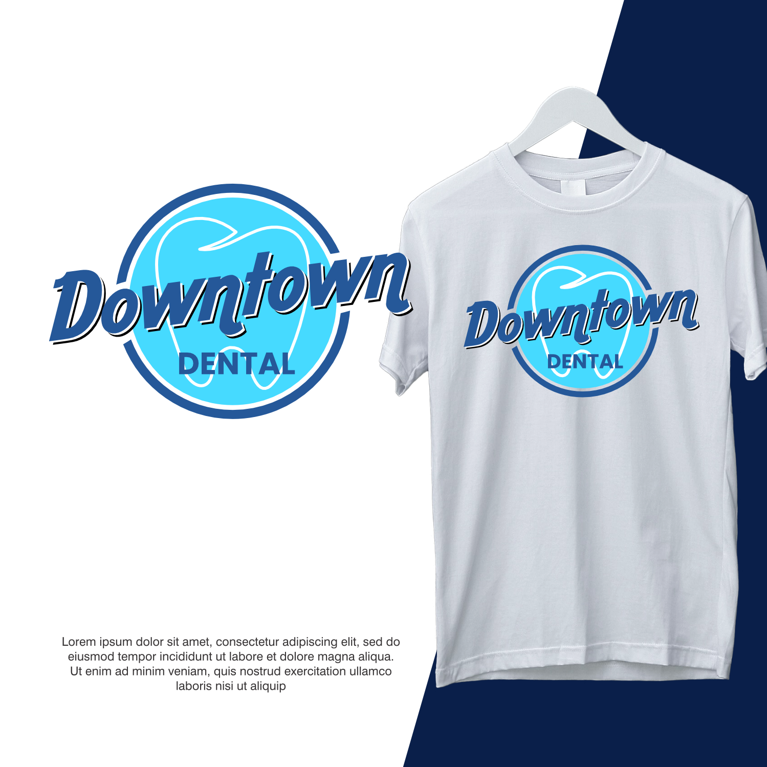 T-shirt Design by ThiagoB for Downtown Dental | Design #34694296