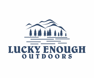 Logo Design by Thati Designs for Lucky Enough Outdoors | Design: #34710087