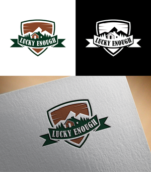 Logo Design by RA-bica for Lucky Enough Outdoors | Design: #34715459