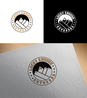 Logo Design by RA-bica for Lucky Enough Outdoors | Design: #34715462