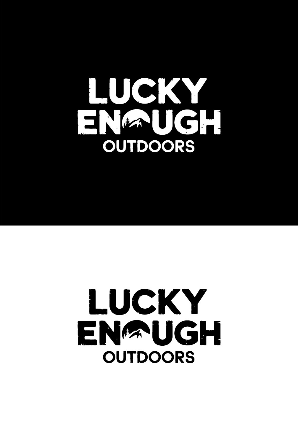 Logo-Design von KING JM für Lucky Enough Outdoors | Design #34721416