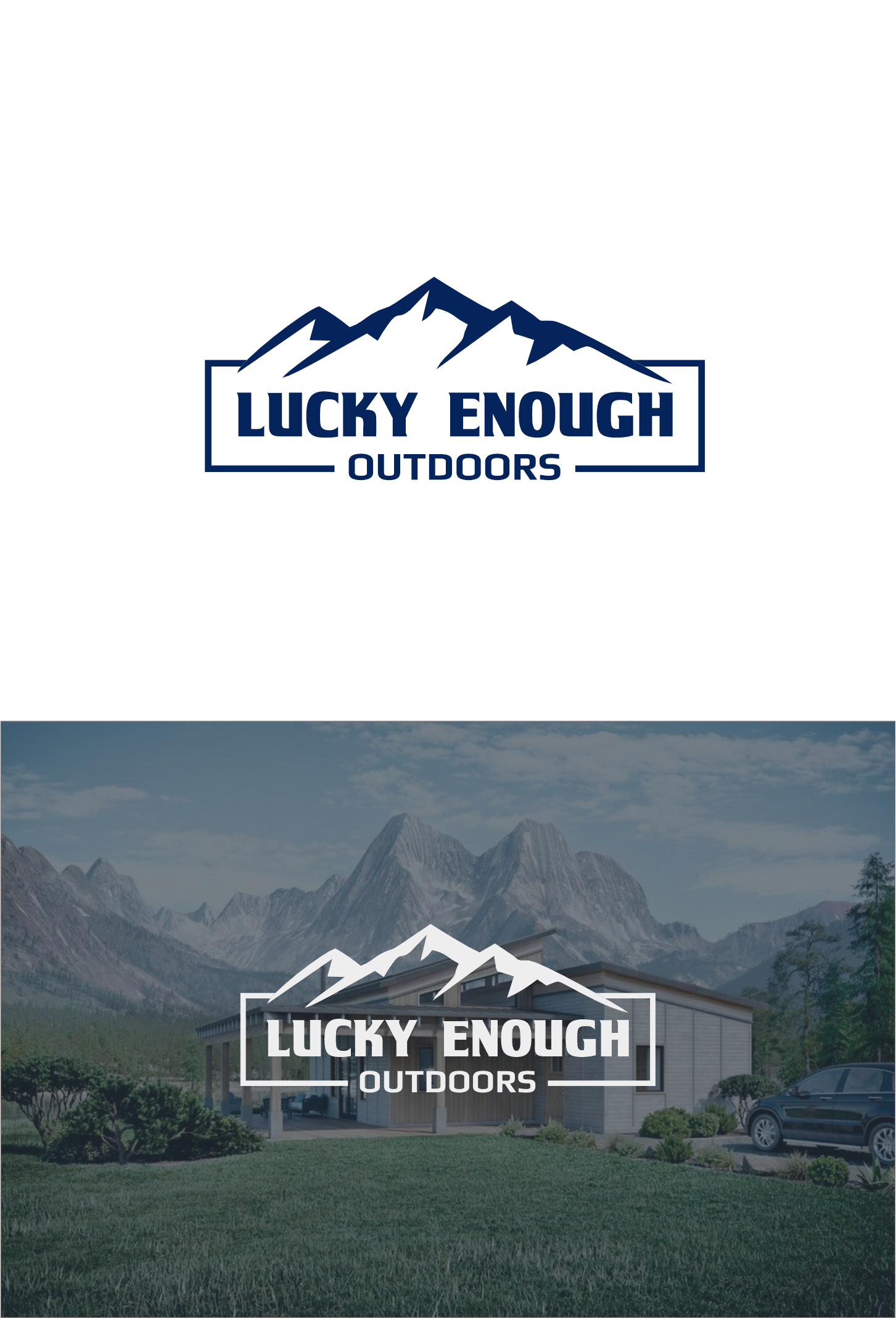Logo Design by Ce_art for Lucky Enough Outdoors | Design #34714179
