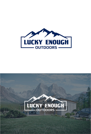Logo Design by Ce_art for Lucky Enough Outdoors | Design: #34714179