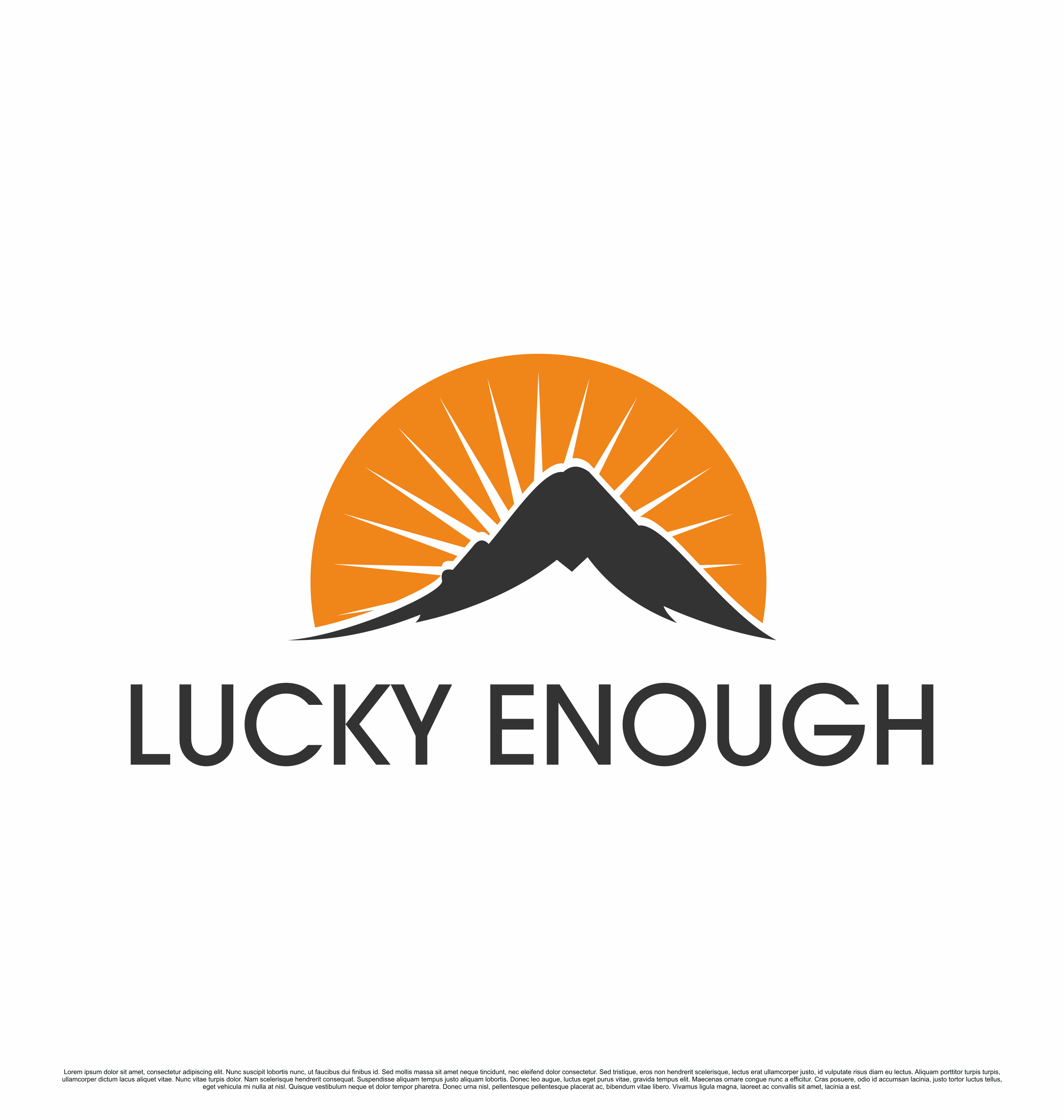 Logo Design by saesean for Lucky Enough Outdoors | Design #34711846