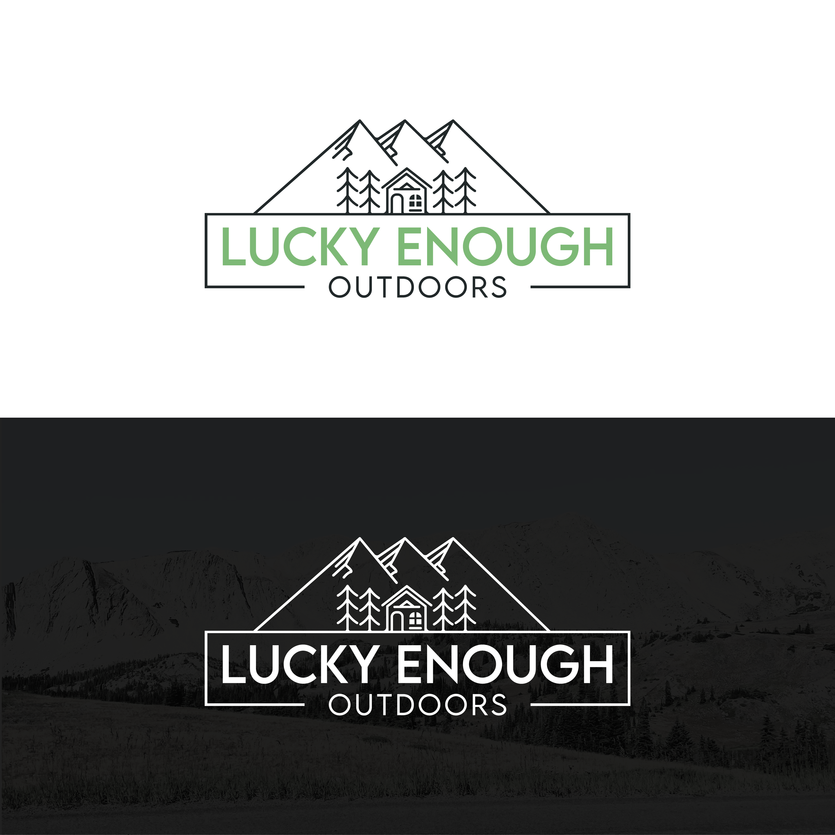 Logo Design by BANI GD for Lucky Enough Outdoors | Design #34715048