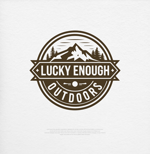 Logo Design by apik. for Lucky Enough Outdoors | Design: #34712792