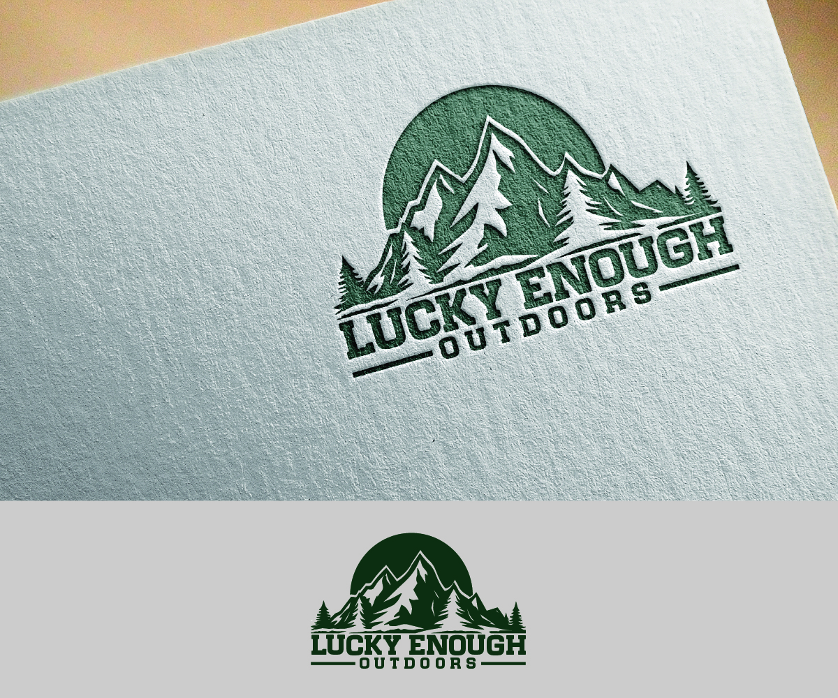 Design de Logo par S5 pour Lucky Enough Outdoors | Design #34713687