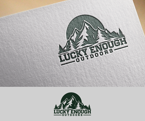 Logo Design by S5 for Lucky Enough Outdoors | Design: #34713687