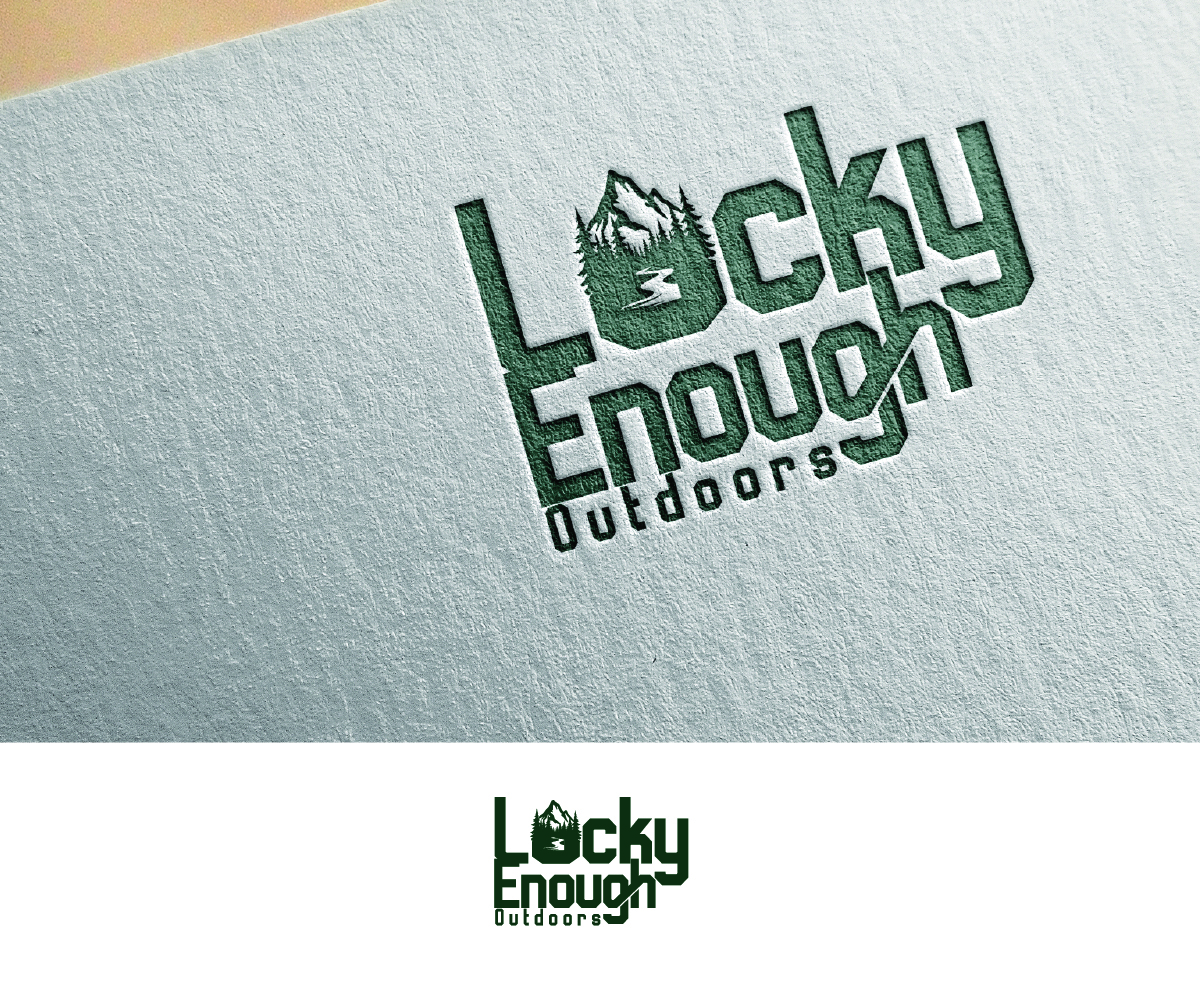 Design de Logo par S5 pour Lucky Enough Outdoors | Design #34713910