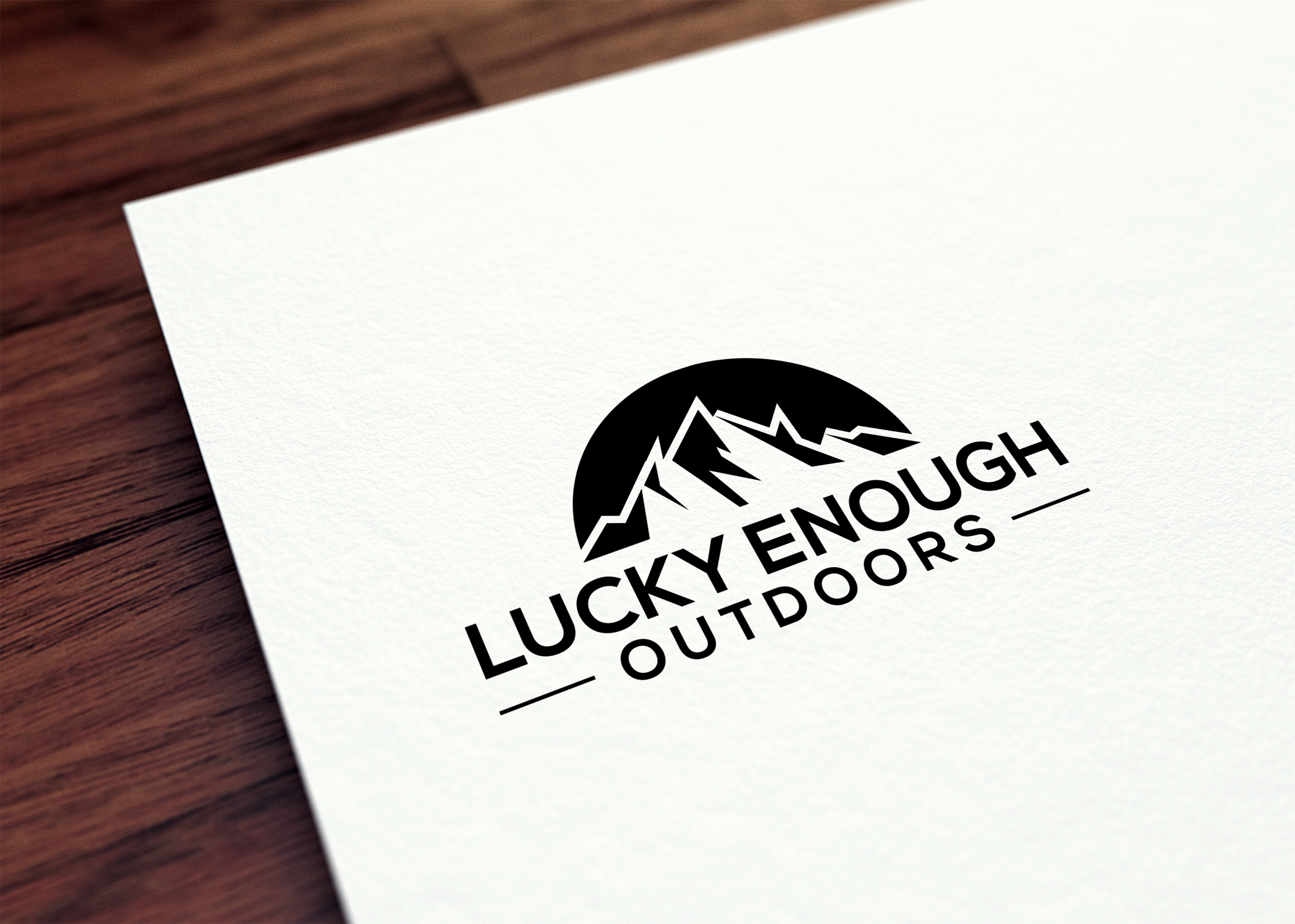 Design de Logo par Majesty Design  pour Lucky Enough Outdoors | Design #34700412
