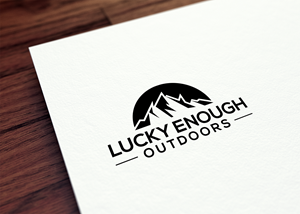 Logo Design by Majesty Design  for Lucky Enough Outdoors | Design: #34700412