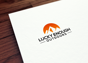 Logo Design by Majesty Design  for Lucky Enough Outdoors | Design: #34700413