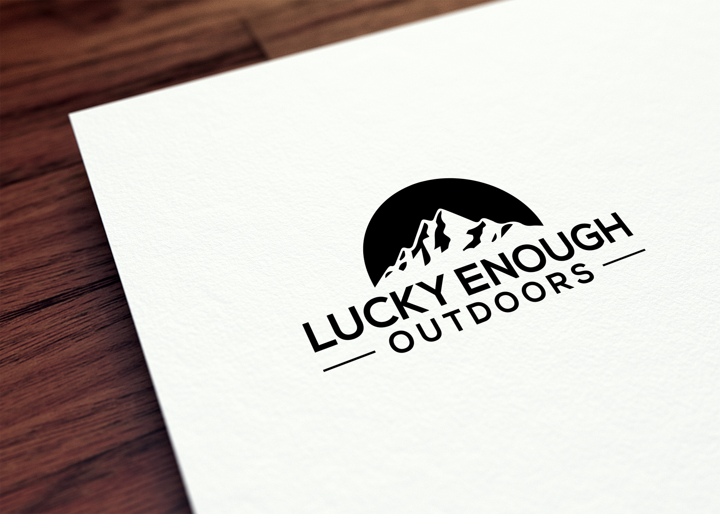 Design de Logo par Majesty Design  pour Lucky Enough Outdoors | Design #34700414
