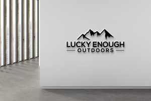 Logo Design by Majesty Design  for Lucky Enough Outdoors | Design: #34700415