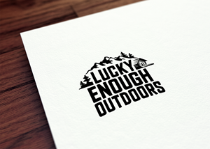 Logo Design by Majesty Design  for Lucky Enough Outdoors | Design: #34700449