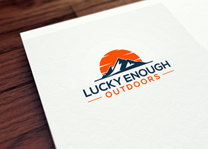 Logo Design by Majesty Design  for Lucky Enough Outdoors | Design: #34700450