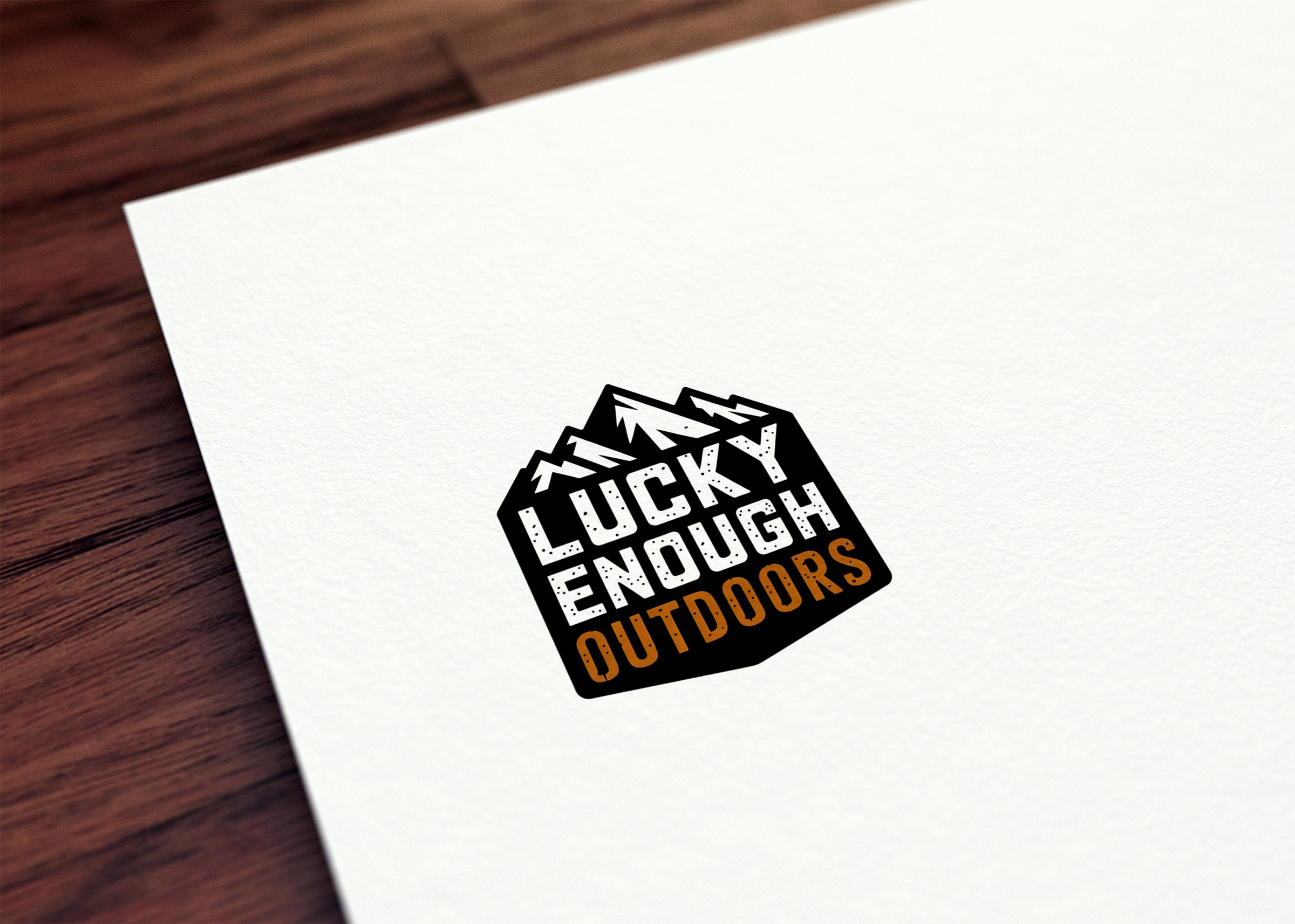 Logo Design by Majesty Design  for Lucky Enough Outdoors | Design #34700452