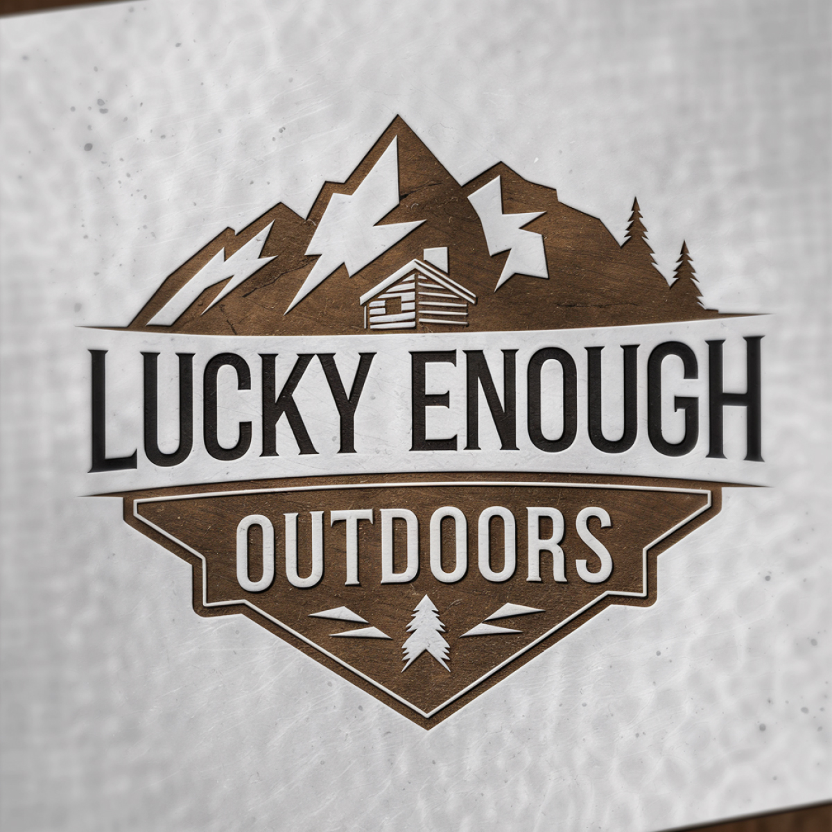 Logo Design by Majesty Design  for Lucky Enough Outdoors | Design #34700470