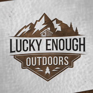 Logo Design by Majesty Design  for Lucky Enough Outdoors | Design: #34700470