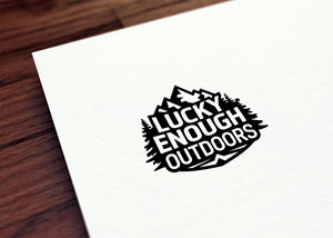 Logo Design by Majesty Design  for Lucky Enough Outdoors | Design: #34700472