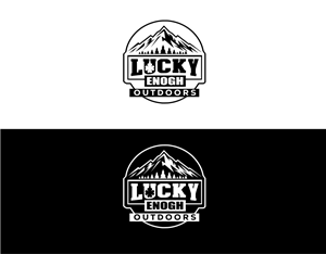 Logo Design by estefano3000 for Lucky Enough Outdoors | Design: #34711314