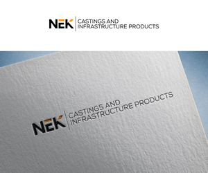 Logo Design by Luckey yaari for NEK Castings & Infrastructure Products  | Design: #34705816