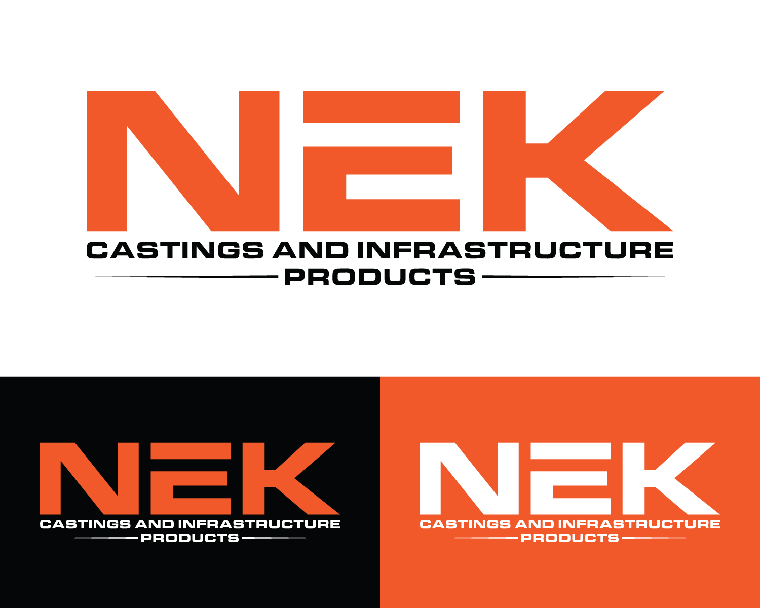 Diseño de Logo por Box Graphic para NEK Castings & Infrastructure Products  | Diseño #34705111