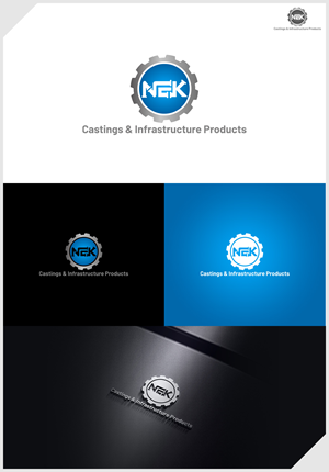 Logo-Design von IDesign1606 für NEK Castings & Infrastructure Products  | Design: #34704024