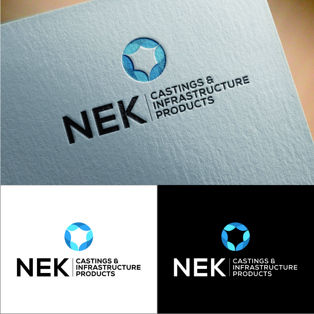 Diseño de Logo por ant_art para NEK Castings & Infrastructure Products  | Diseño #34701376