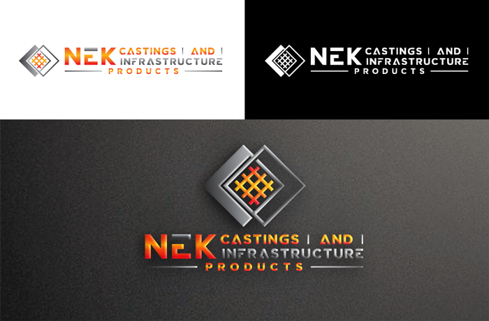 Logo Design by RA-bica for NEK Castings & Infrastructure Products  | Design #34704605