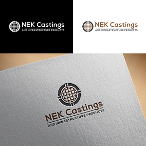 Logo Design by RA-bica for NEK Castings & Infrastructure Products  | Design: #34704607