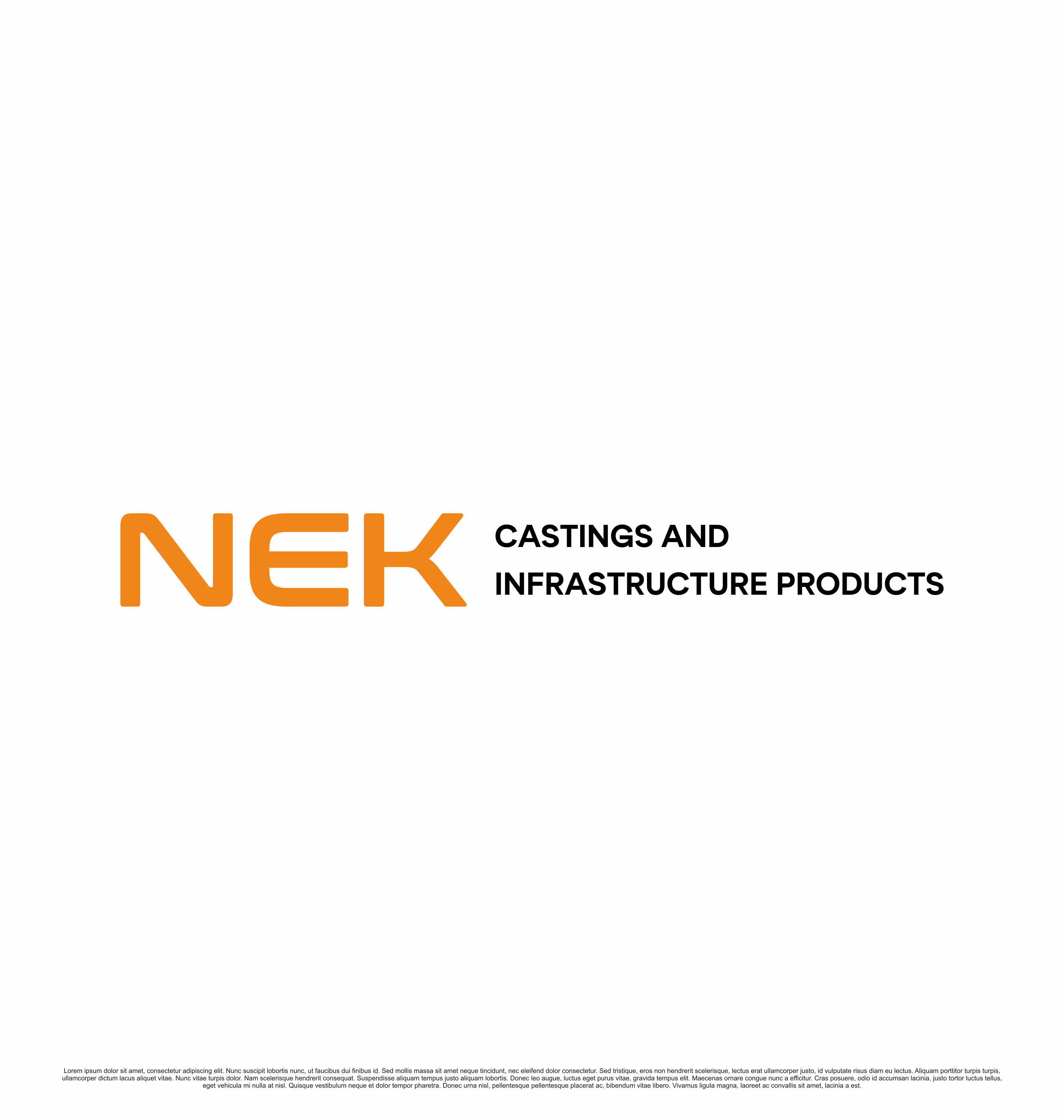 Diseño de Logo por saesean para NEK Castings & Infrastructure Products  | Diseño #34722602