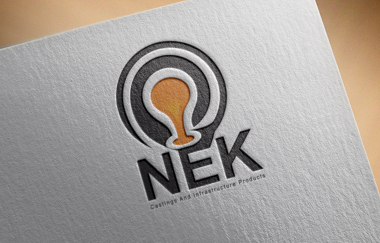 Diseño de Logo por Adorina(Apex Graphic) para NEK Castings & Infrastructure Products  | Diseño #34747519
