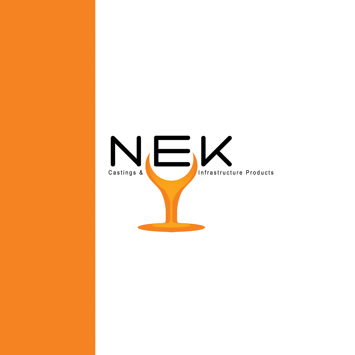 Diseño de Logo por Adorina(Apex Graphic) para NEK Castings & Infrastructure Products  | Diseño #34747523