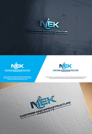 Logo-Design von sulemani  creation für NEK Castings & Infrastructure Products  | Design: #34708655