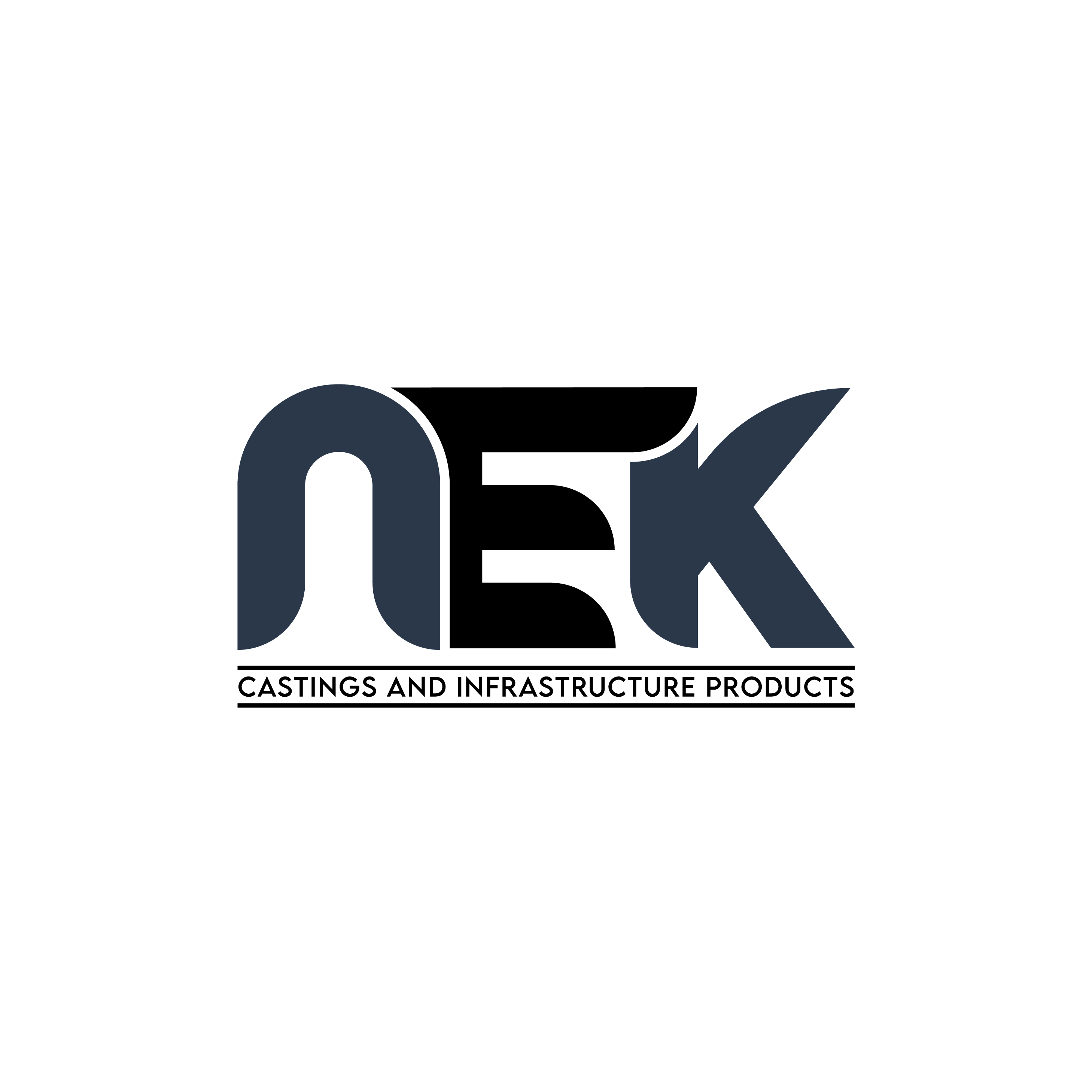 Diseño de Logo por BANI GD para NEK Castings & Infrastructure Products  | Diseño #34709467
