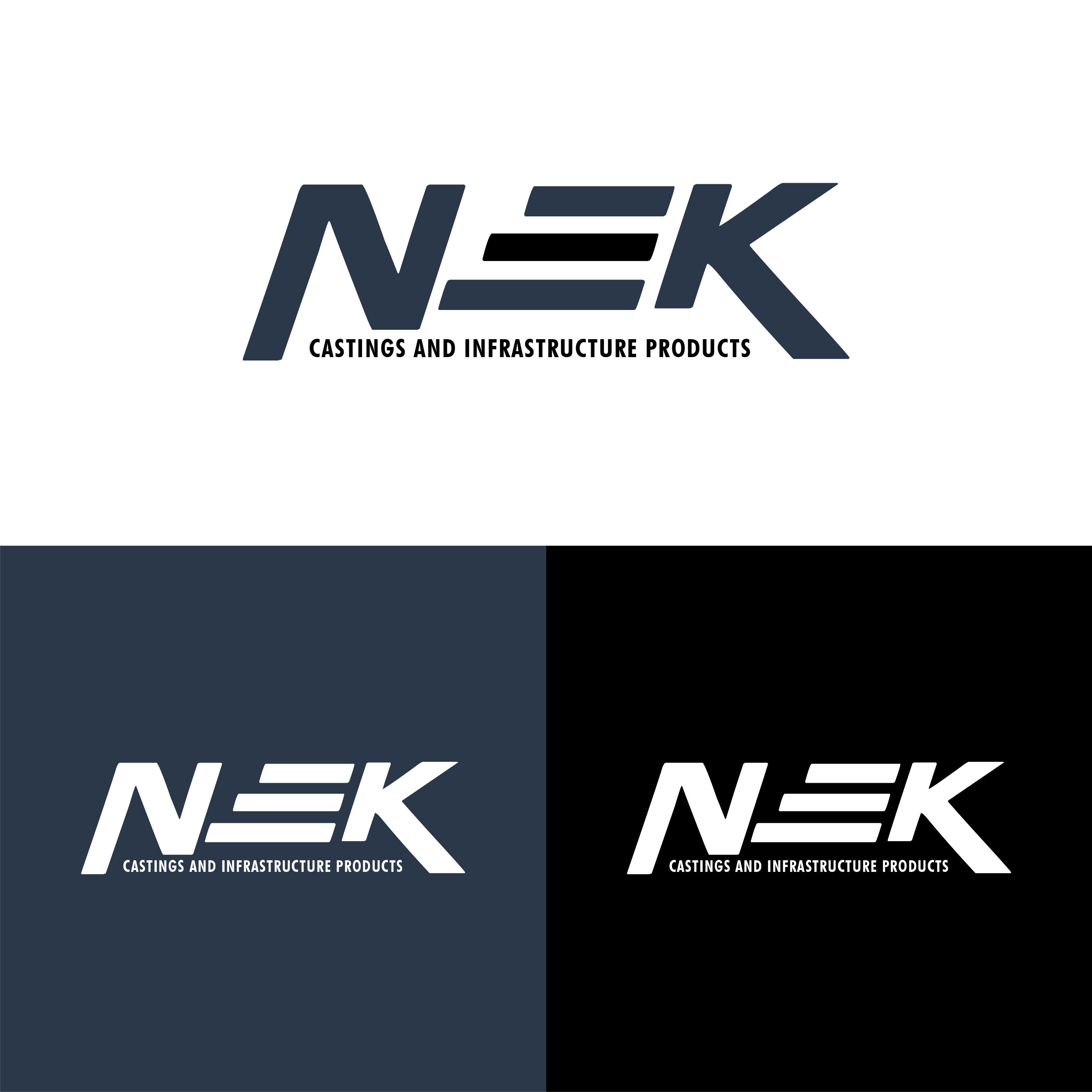 Diseño de Logo por BANI GD para NEK Castings & Infrastructure Products  | Diseño #34709506