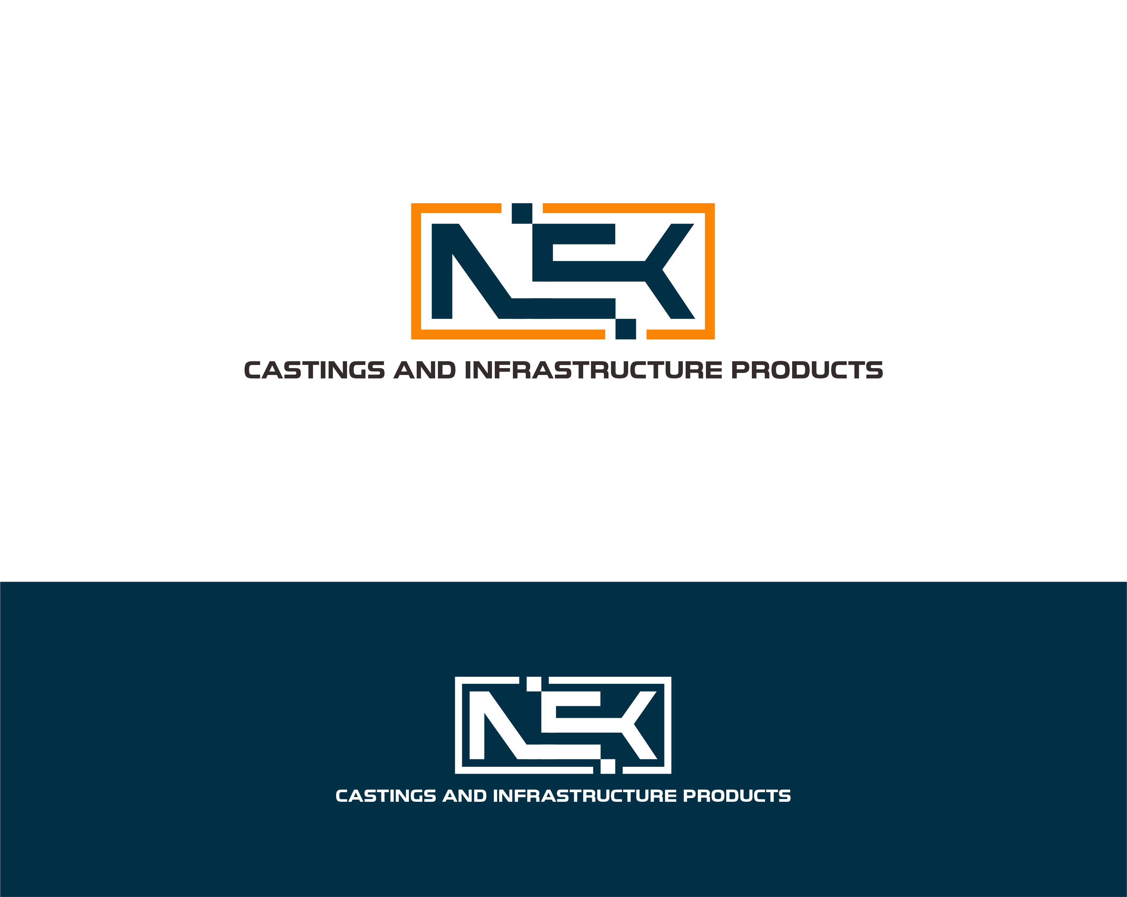 Diseño de Logo por farie_z para NEK Castings & Infrastructure Products  | Diseño #34744429