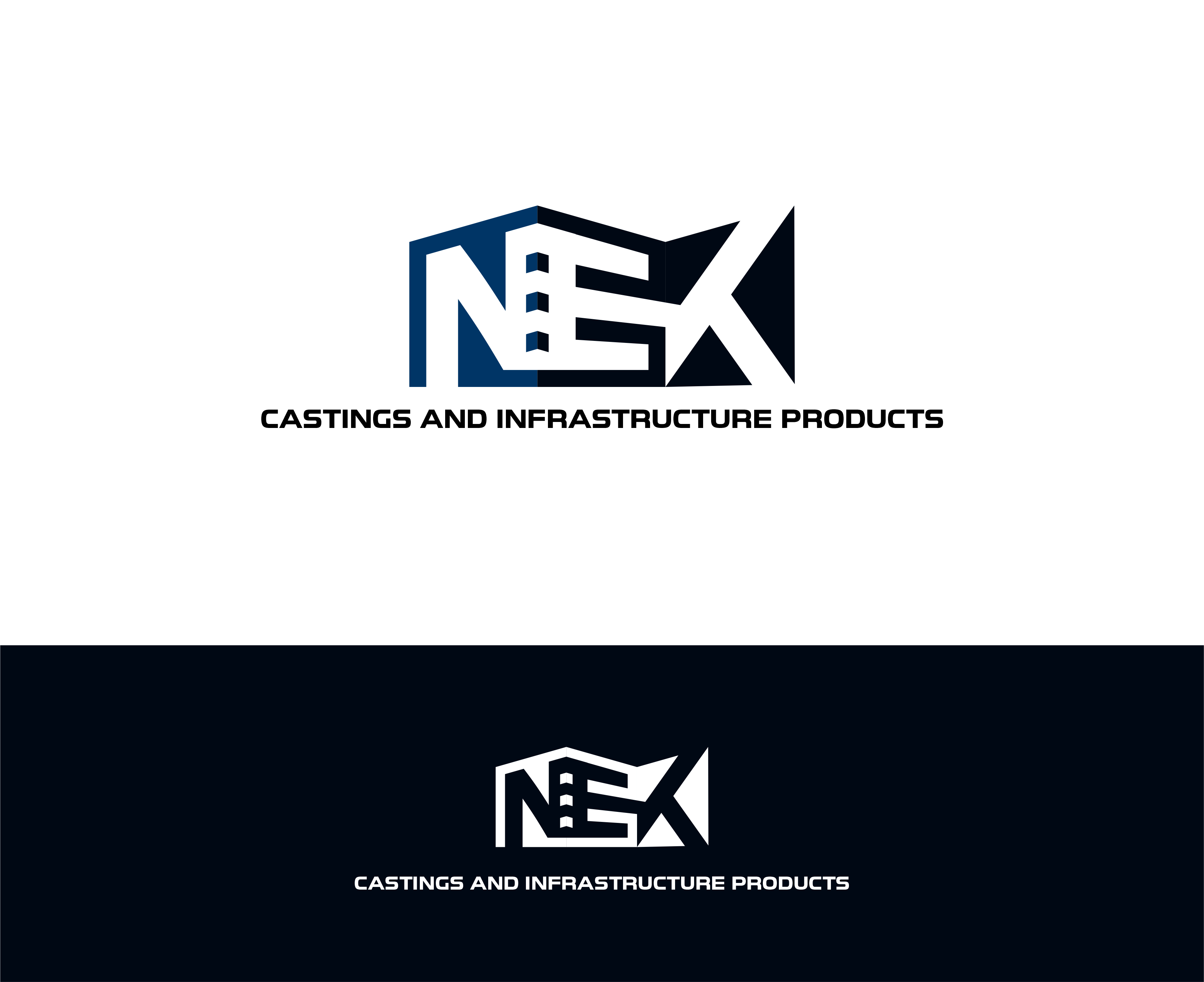 Diseño de Logo por farie_z para NEK Castings & Infrastructure Products  | Diseño #34744879
