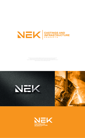 Logo Design by apik. for NEK Castings & Infrastructure Products  | Design: #34710082
