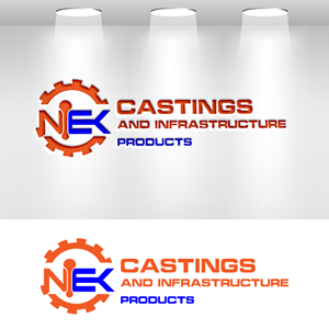 Logo Design by VisionCraft™ for NEK Castings & Infrastructure Products  | Design: #34700726