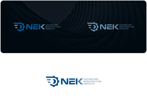 Logo Design by damakyjr for NEK Castings & Infrastructure Products  | Design: #34716223